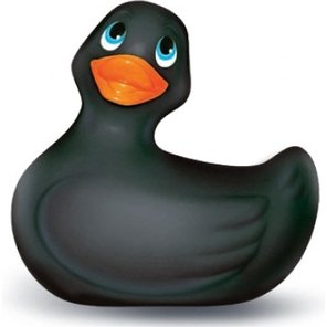  Чёрный вибратор-утенок I Rub My Duckie 