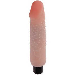  Водонепроницаемый вибратор с пупырышками 21 см 