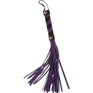  Фиолетовая плеть X-Play с бархатистыми хвостами 