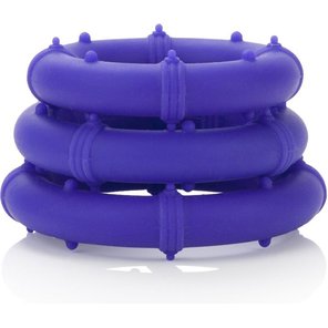  Набор фиолетовых эрекционных колец Posh Silicone Love Rings 
