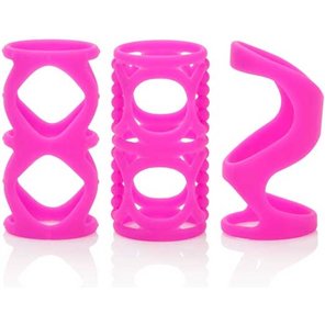  Набор розовых насадок Posh Silicone Lover’s Cages 