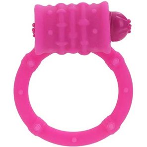  Розовое эрекционное кольцо Posh Silicone Vibro Rings 