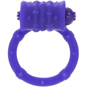  Фиолетовое эрекционное кольцо Posh Silicone Vibro Rings 