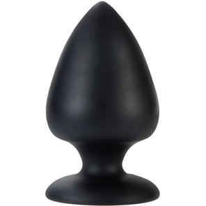  Чёрная анальная пробка COLT XL BIG BOY 11,5 см 