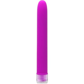  Фиолетовый вибратор Neon Slim из супер-мягкого материала 