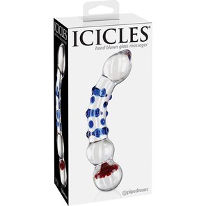  Стеклянный стимулятор ICICLES № 18 19 см 