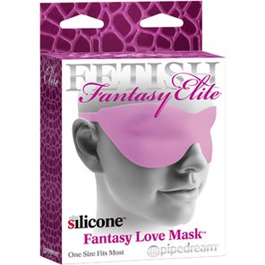  Розовая силиконовая маска FANTASY LOVE MASK 