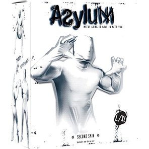  Белый кэтсьюит Asylum с маской на голову размера L/XL 