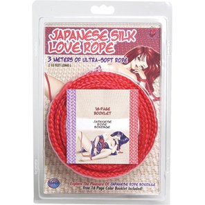  Красная веревка для фиксации Japanese Silk Love Rope 3 м 