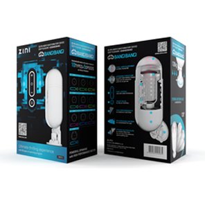  Супер-мастурбатор DIB Bang Bang с вибрацией белый 