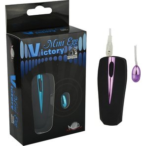  Фиолетовая мультискоростная вибропуля Victory Mini Egg 