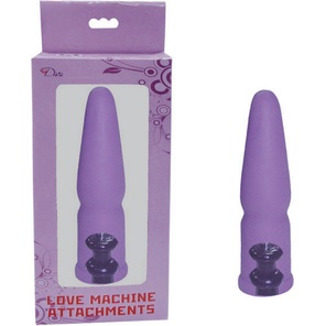  Фиолетовая анальная насадка для секс-машин 