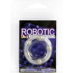 Эрекционное кольцо Robotic Beaded Cockring 