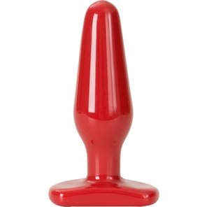  Красная пробка среднего размера Red Boy Medium 5.5 Butt Plug 14 см 