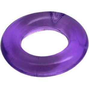  Фиолетовое гладкое эрекционное кольцо 