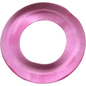  Розовое гладкое эрекционное кольцо 