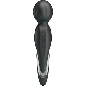  Черные жезловый вибратор Fitzgerald 