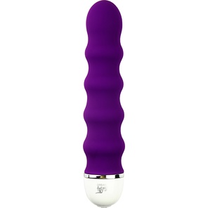  Фиолетовый вибромассажер BULBED VIBE 16 см 