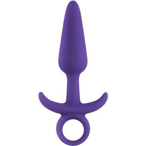 Фиолетовая анальная пробка с держателем INYA Prince Medium 13 см 