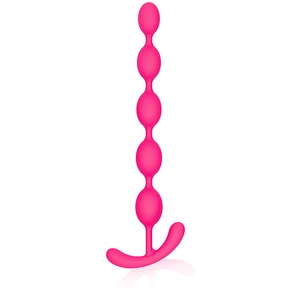  Ярко-розовая анальная цепочка Cosmo 22,3 см 