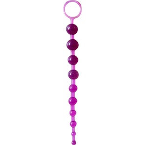  Фиолетовая анальная цепочка Anal stimulator 26 см 