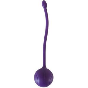  Фиолетовый металлический шарик в силиконовой оболочке 