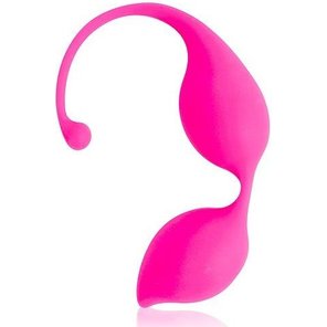  Миндалевидные вагинальные шарики розового цвета с хвостиком 