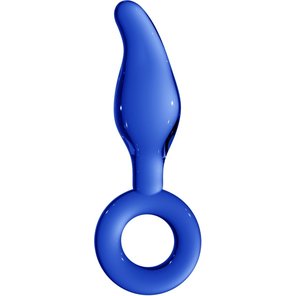  Синий анальный стимулятор Gripper 17 см 
