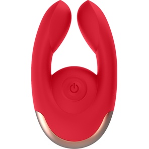  Красный клиторальный стимулятор Fancy 9,8 см 