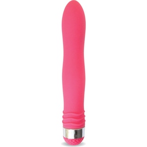  Розовый эргономичный вибратор Sexy Friend 17,5 см 
