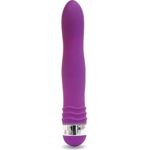  Фиолетовый эргономичный вибратор Sexy Friend 17,5 см 