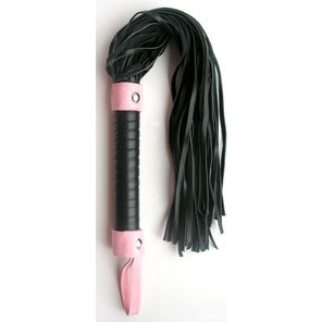  Черно-розовая плетка Notabu 45 см 