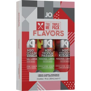  Подарочный набор ароматизированных лубрикантов Tri-Me Triple Pack Flavors 