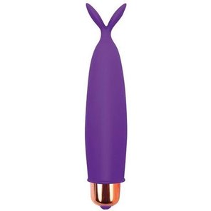  Фиолетовый клиторальный вибростимулятор с усиками 