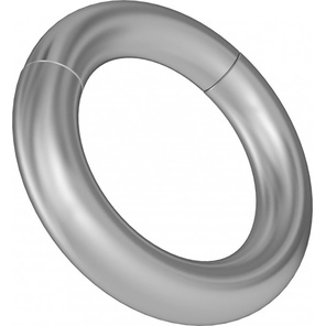  Серебристое магнитное кольцо-утяжелитель 