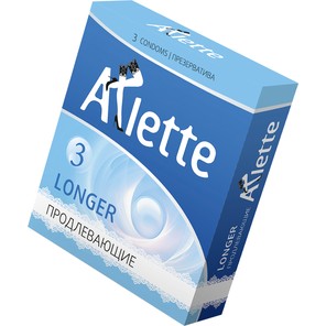  Презервативы Arlette Longer с продлевающим эффектом 3 шт 