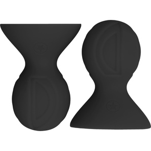  Черные накладки-присоски на соски Nipple suckers 