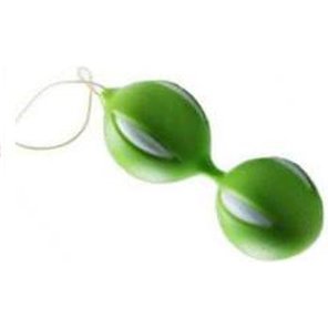  Зеленые вагинальные шарики со шнурочком 