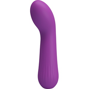  Фиолетовый гнущийся вибратор Faun 15 см 