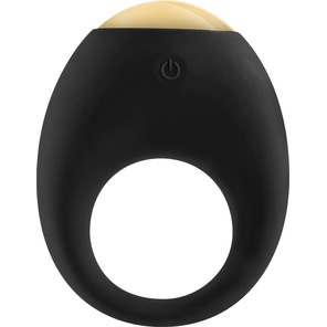  Черное эрекционное кольцо Eclipse Vibrating Cock Ring 