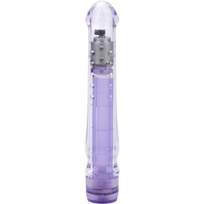  Фиолетовый вибратор LED Glider с подсветкой 16,5 см 