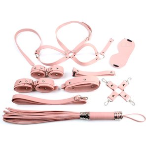  Розовый набор БДСМ-девайсов Bandage Kits 