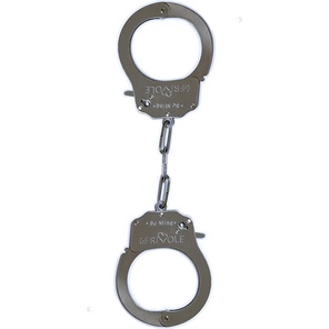  Металлические наручники Be Mine с парой ключей 
