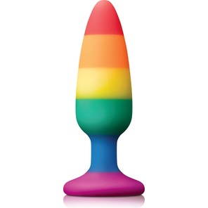  Радужная пробка Colours Pride Edition Pleasure Plug Medium 13,3 см 