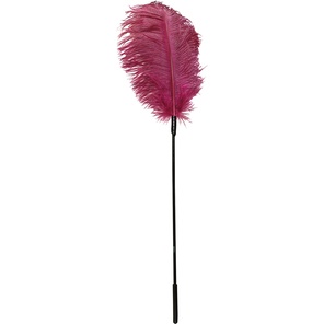  Розовое перышко для щекотания 62 см 