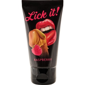  Съедобная смазка Lick It с ароматом малины 50 мл 
