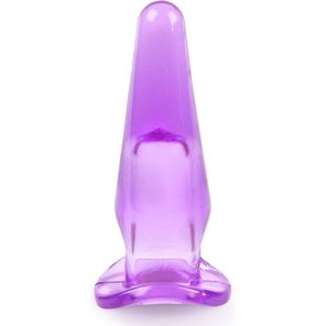  Фиолетовая анальная пробка 8 см 