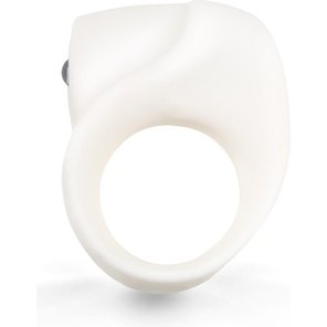  Белое кольцо на член с вибрацией 