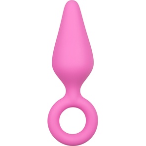 Розовая анальная пробка Pointy Plug 15,5 см 
