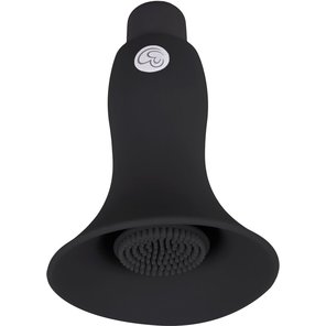  Черный вибростимулятор для сосков Easytoys Nipple Bell 